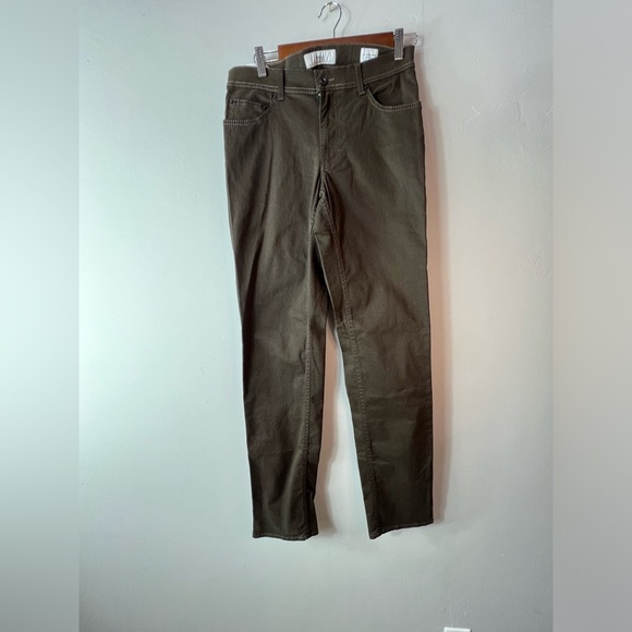 Brax Copper Fancy Brown Straight Leg Pans Size 30 x 34 1074 - Picture 1 of 5